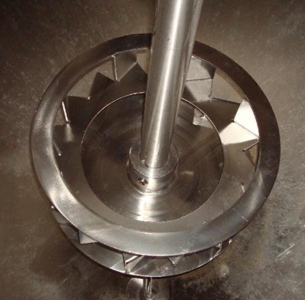 stainless steel high speed, high shear tank mixer