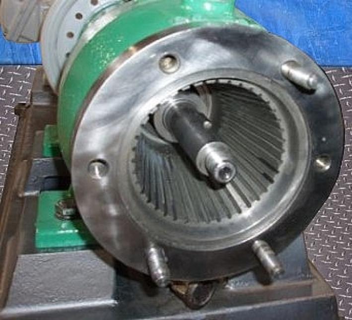 stator groves  inside this expensive used colloid mill